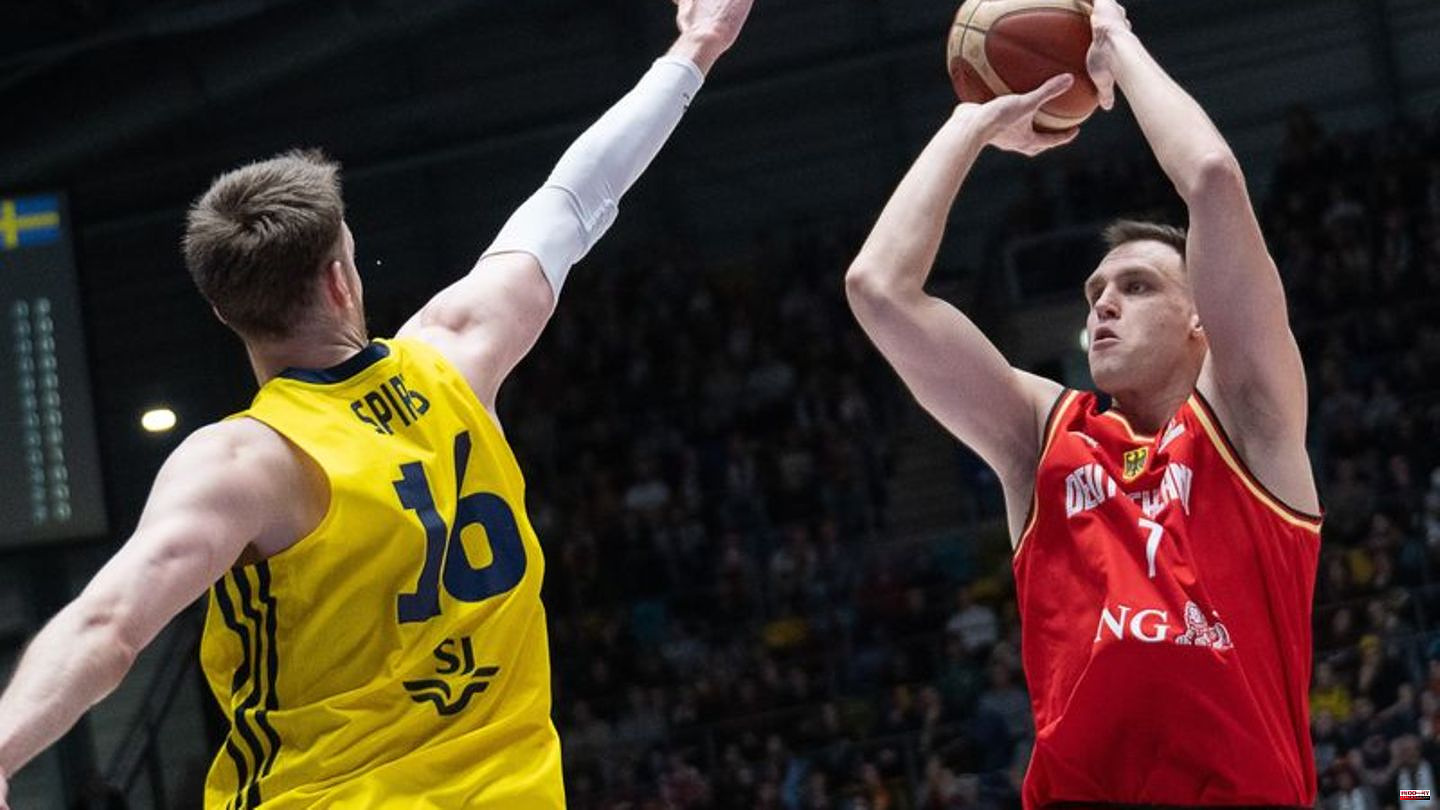 World Cup qualification: With three debutants: German basketball players defeat Sweden