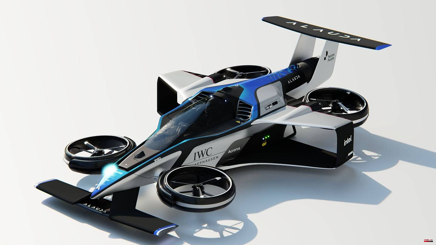 Airspeeder Mk4: A racing car takes off: The flying vehicle with hydrogen drive, AI technology and 1340 hp