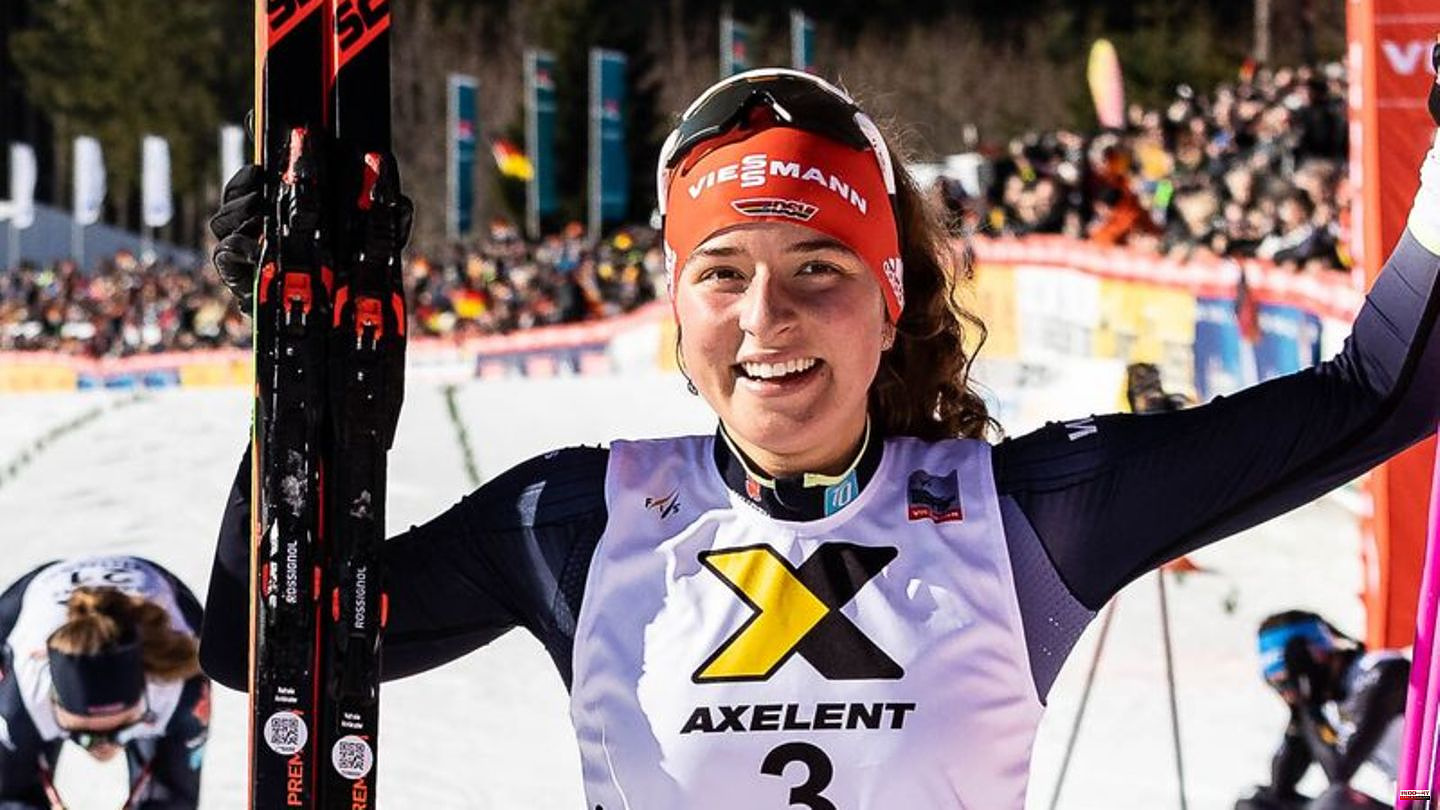 Nordic skiing: At 17: Armbruster carries the German flag at the World Cup