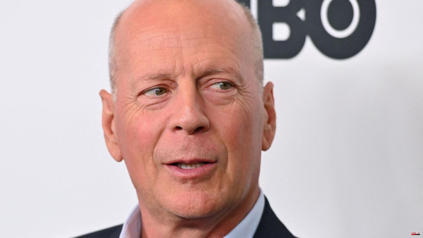Hollywood star: Bruce Willis suffers from a severe form of dementia