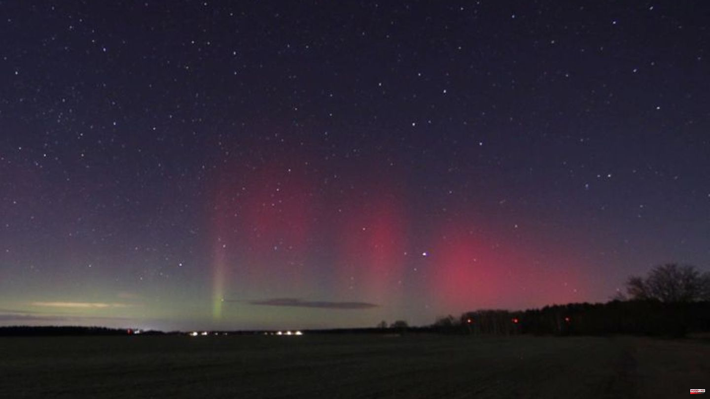 Weather phenomenon: northern lights shine over parts of Germany