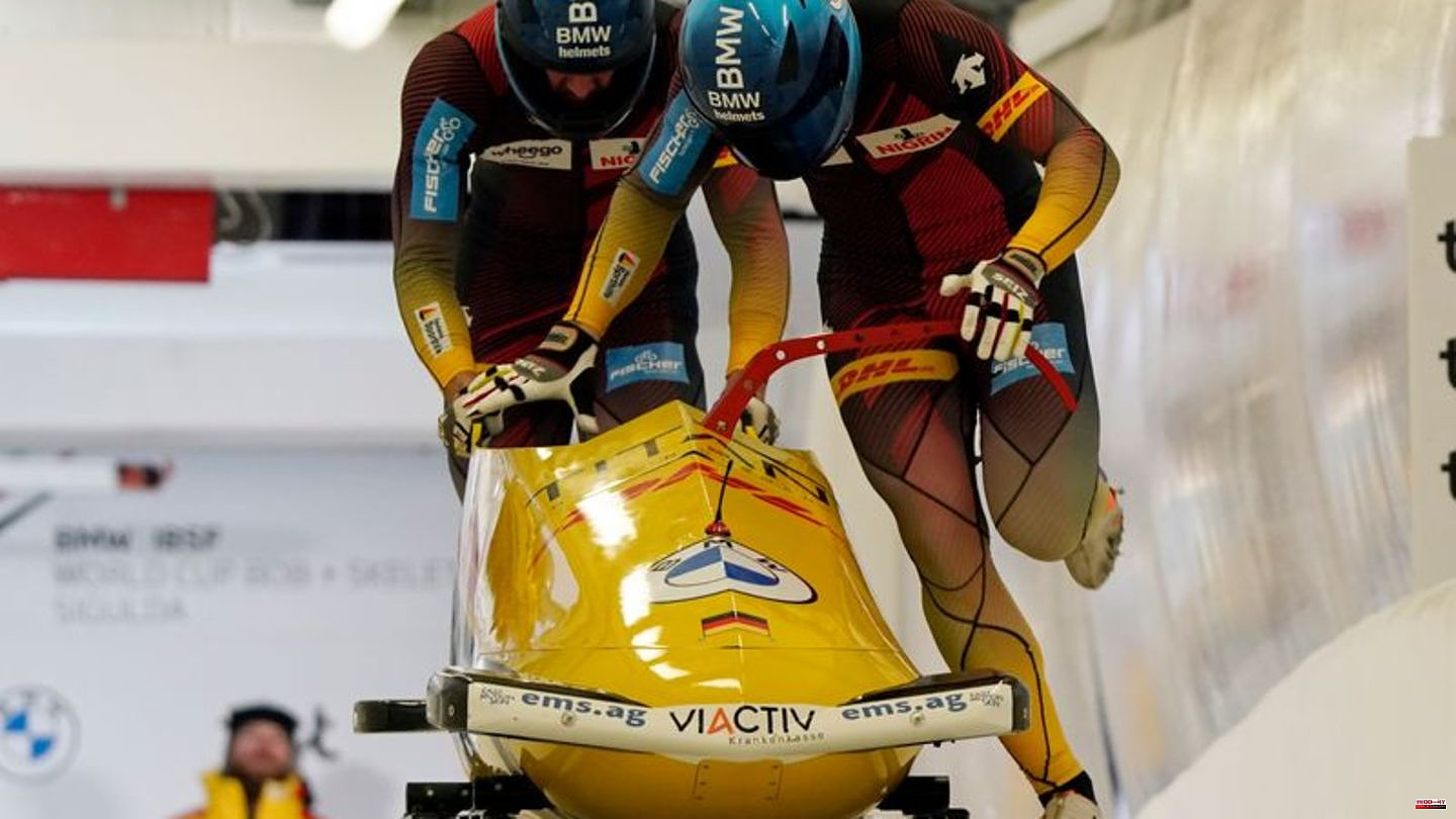 World Cup in Sigulda: German triple victory in the two-man bobsleigh