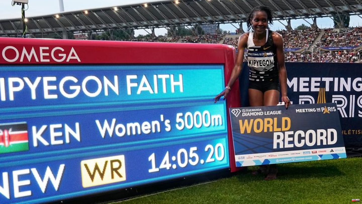 Athletics: Kipyegon and Girma set world records in Paris