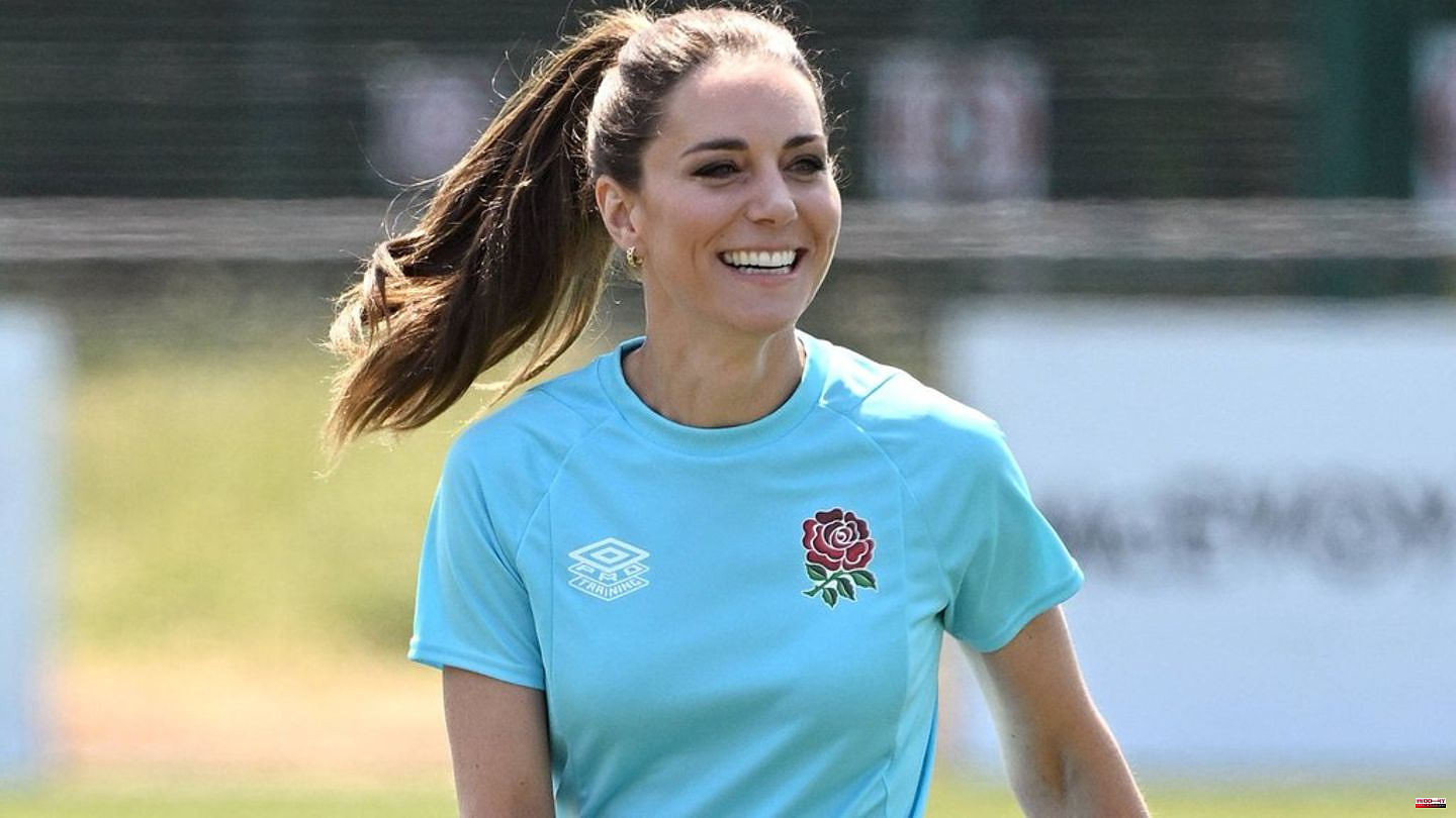 Princess Kate: She shows her sporting skills in rugby
