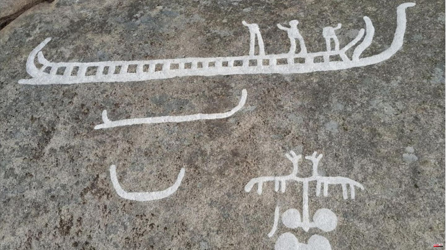 Archaeology: Ships, people, horses: 2700 year old rock carvings discovered in Sweden