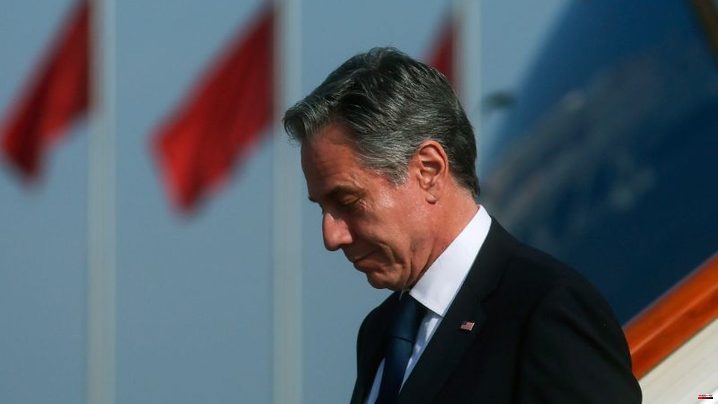 First visit in five years: Frosty relations: US Secretary of State Blinken arrives in China
