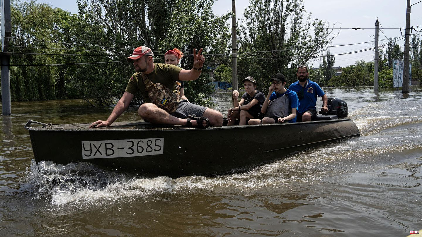War in Ukraine: According to Kiev, Russians shoot at lifeboat in flood area – three dead