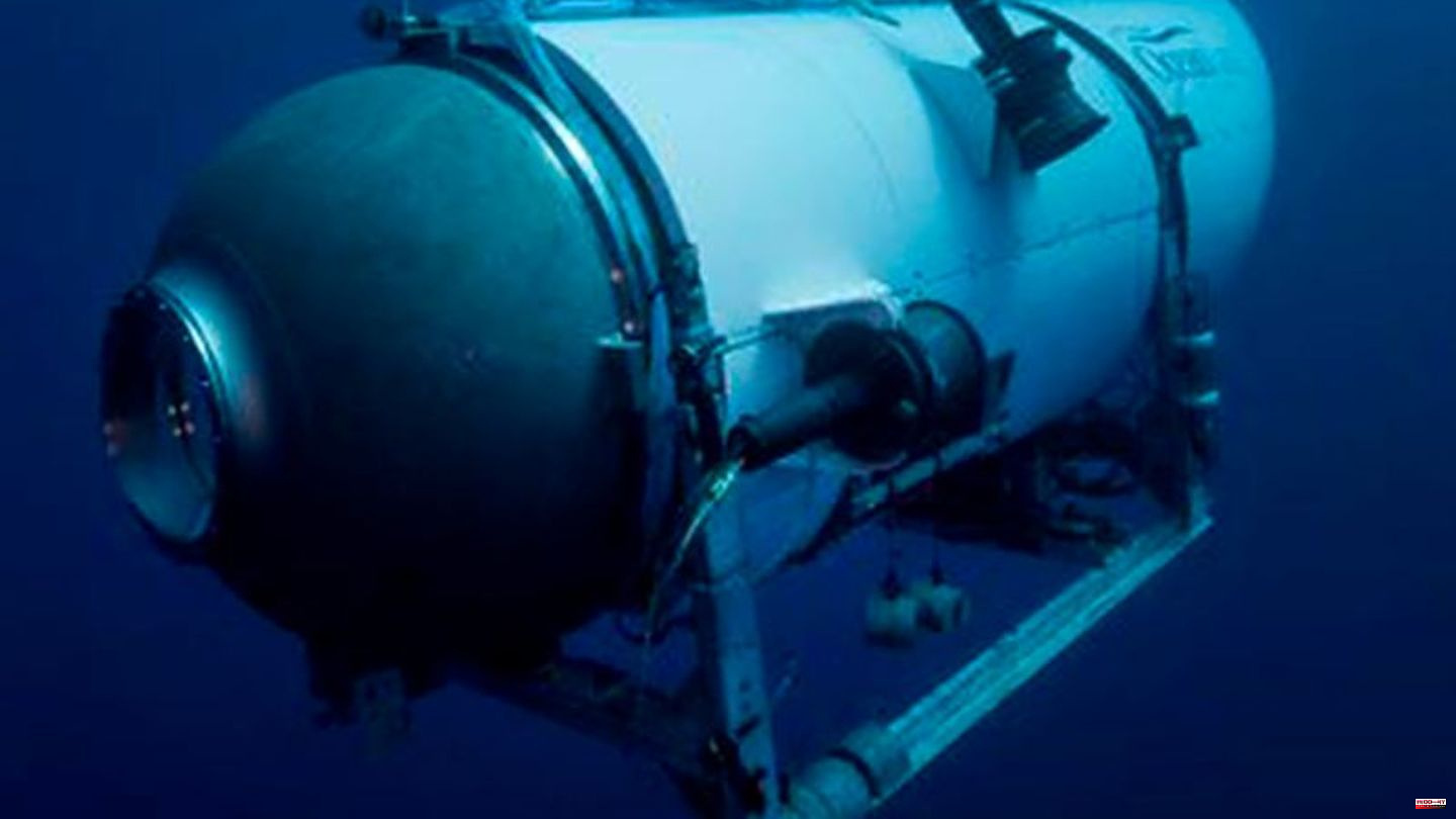 Atlantic: Knocking noises: Possible trace when searching for a submersible