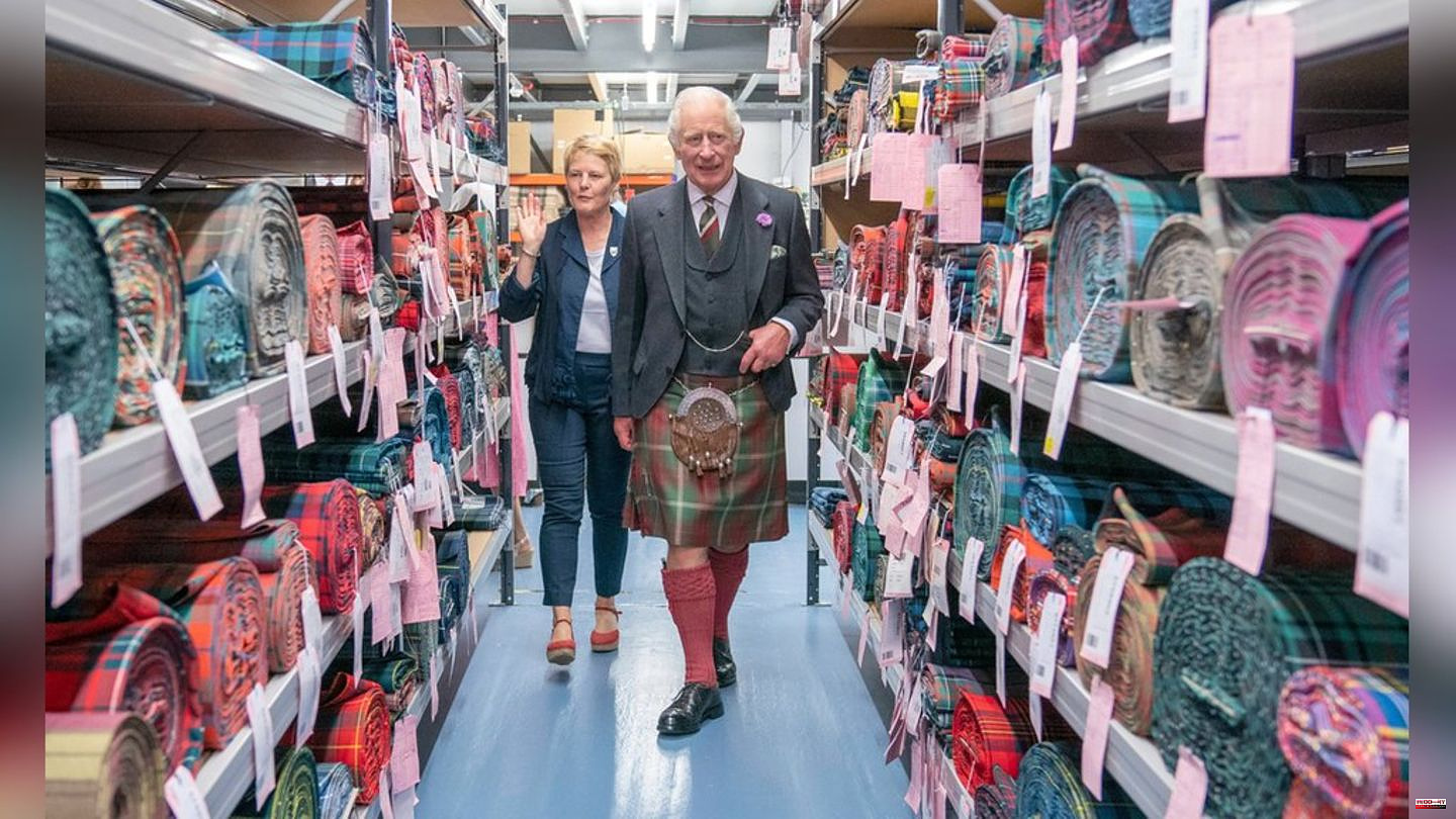 King Charles III and Queen Camilla: Royals visit weaving workshops for kilts