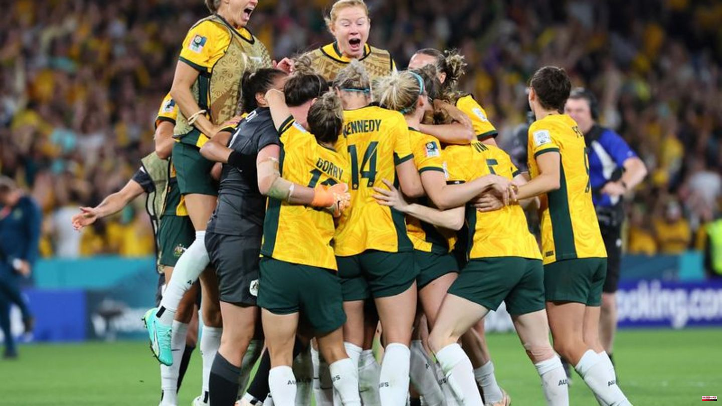 Women's World Cup: Australia celebrates the Matildas: in the semifinals against England