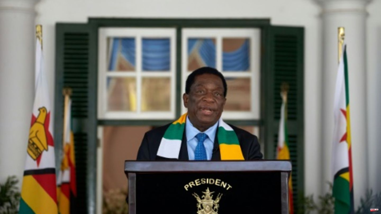 Zimbabwe's President Mnangagwa hails 'mature democracy' after controversial re-election