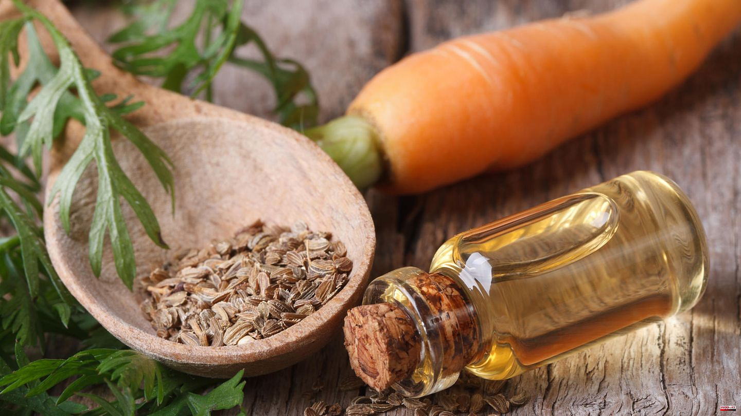 Rich care: Natural vitamin booster: carrot oil promotes healthy skin and hair