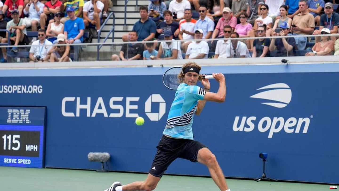Tennis: Zverev easily continued at the US Open in "Snoop Dogg's living room".