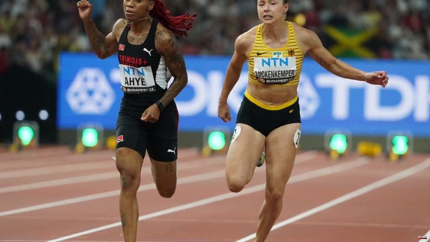 Athletics: Gina Lückenkemper missed the World Cup final over 100 meters