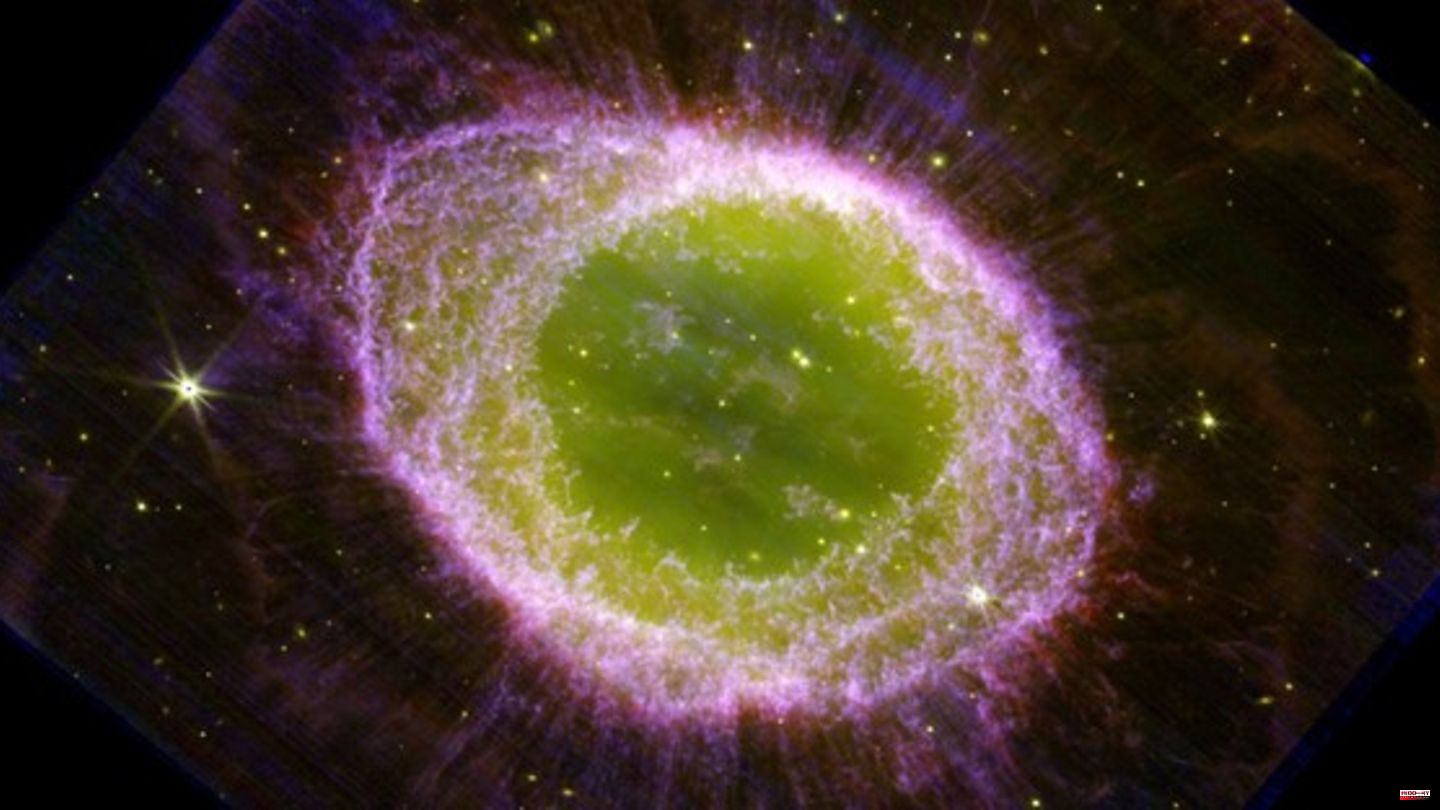 "Messier 57": Breathtaking images: James Webb telescope shows ring nebula in unprecedented detail