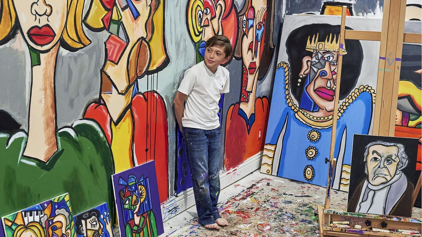 Andres Valencia: The next Picasso? Why art lovers pay up to $230,000 for an 11-year-old's painting