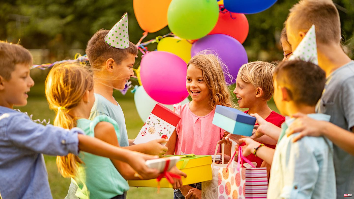 Happy Birthday: Children's birthday party: 7 ideas for gifts - Or: What exactly is a giveaway?