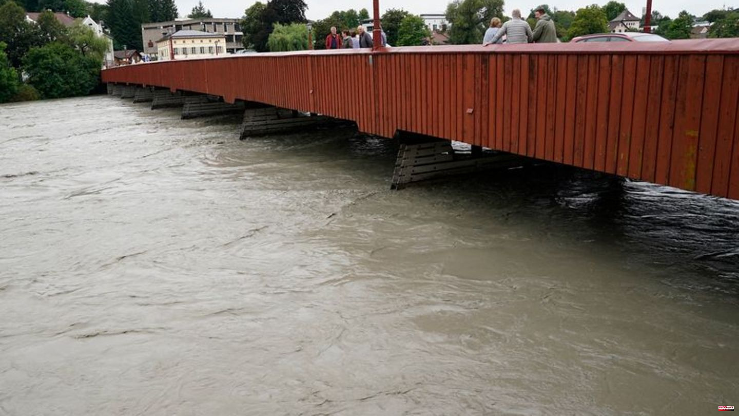 Severe weather: warning of flooding on the Inn - heavy rain in Tyrol
