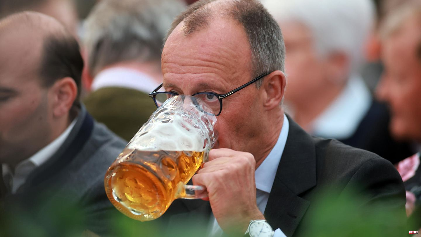 CDU boss in Bavaria: Take care in the beer tent: how Friedrich Merz arrives in Lower Bavaria