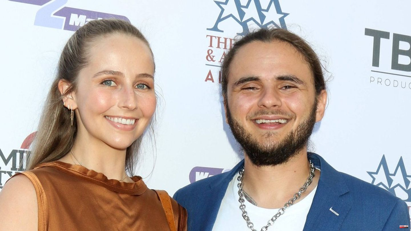 Prince Jackson and Molly Schirmang: In casual outfits for the charity gala