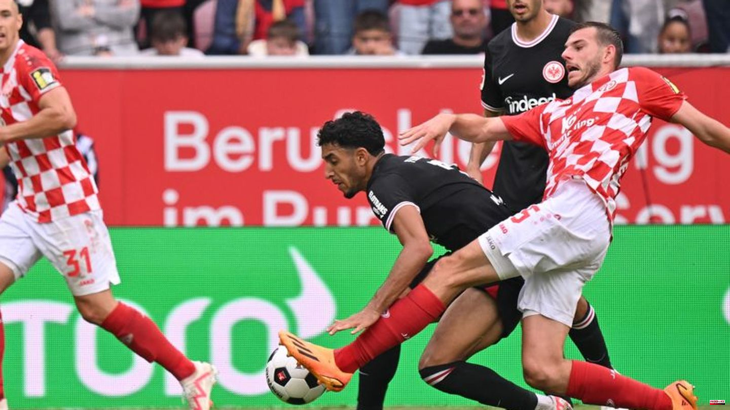 2nd match day: "Blow in the neck" for Mainz: Frankfurt with a late 1-1 in luck
