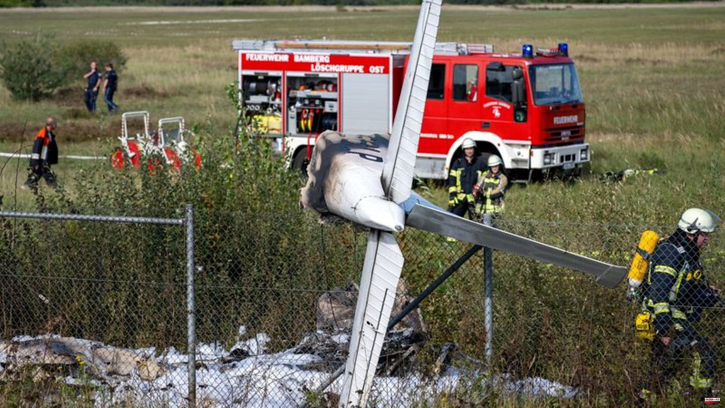 Upper Franconia: Small plane crashes in Bamberg - pilot seriously injured