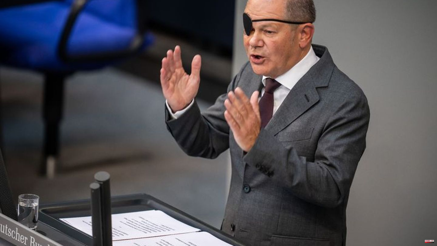General debate in the Bundestag: Scholz wants to speed up the "Germany Pact".