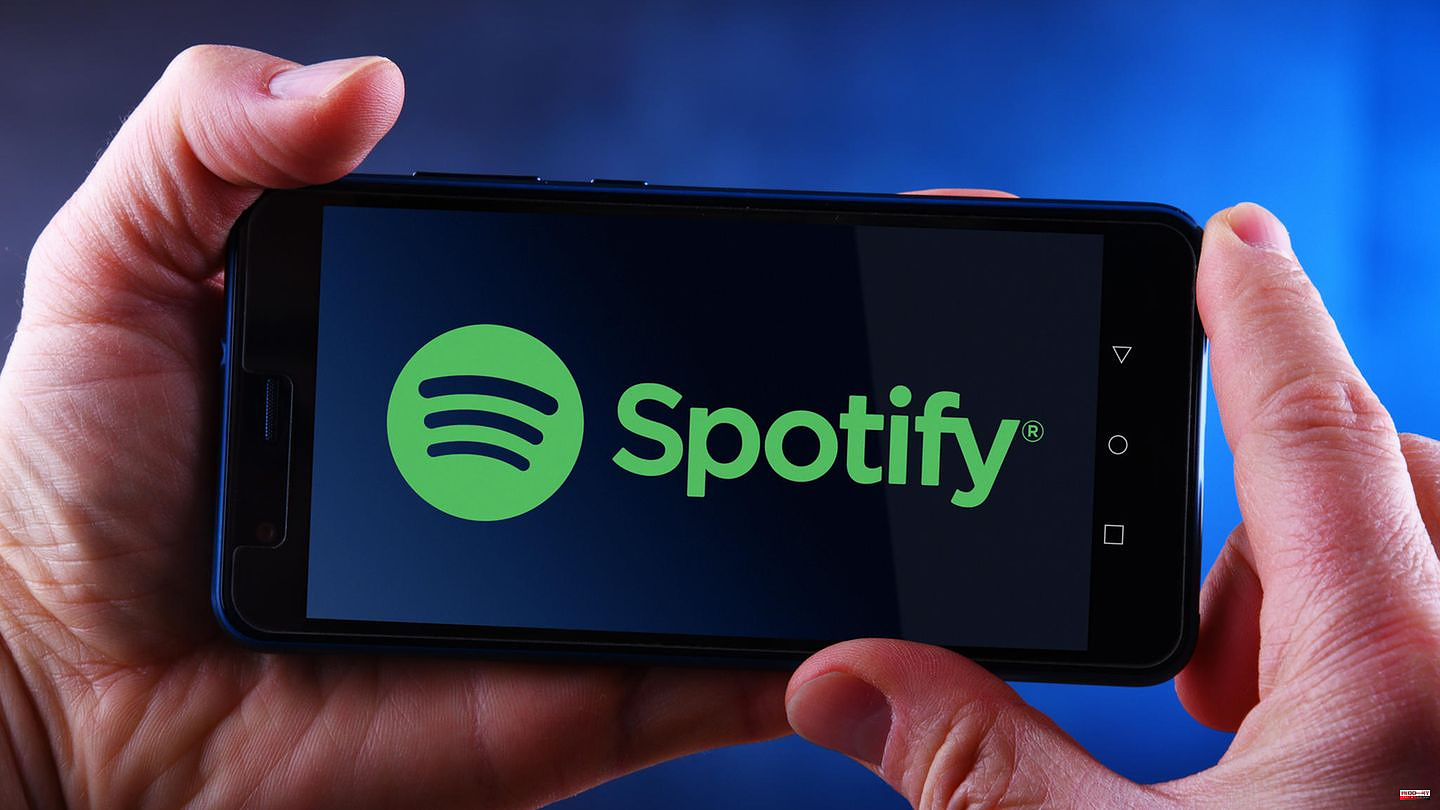 Music streaming service: In Sweden, criminals are apparently able to launder money via Spotify