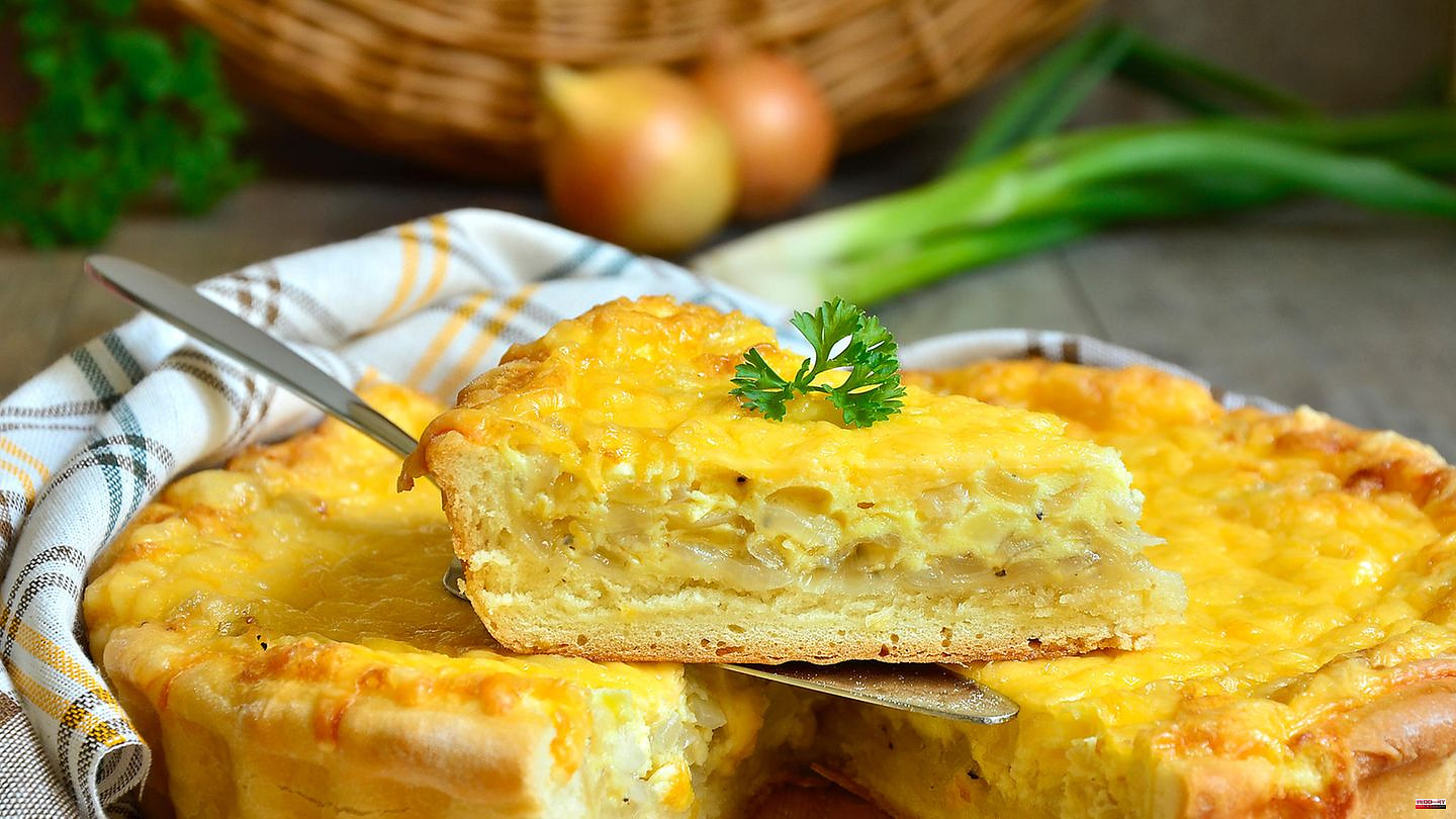 Federweißer-Zeit: Hearty onion cake: The dish is so easy to prepare