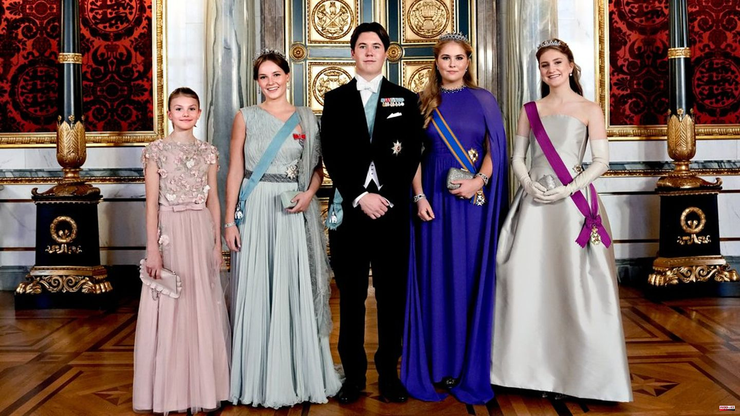 Prince Christian and his counterparts: They will one day be king and queens