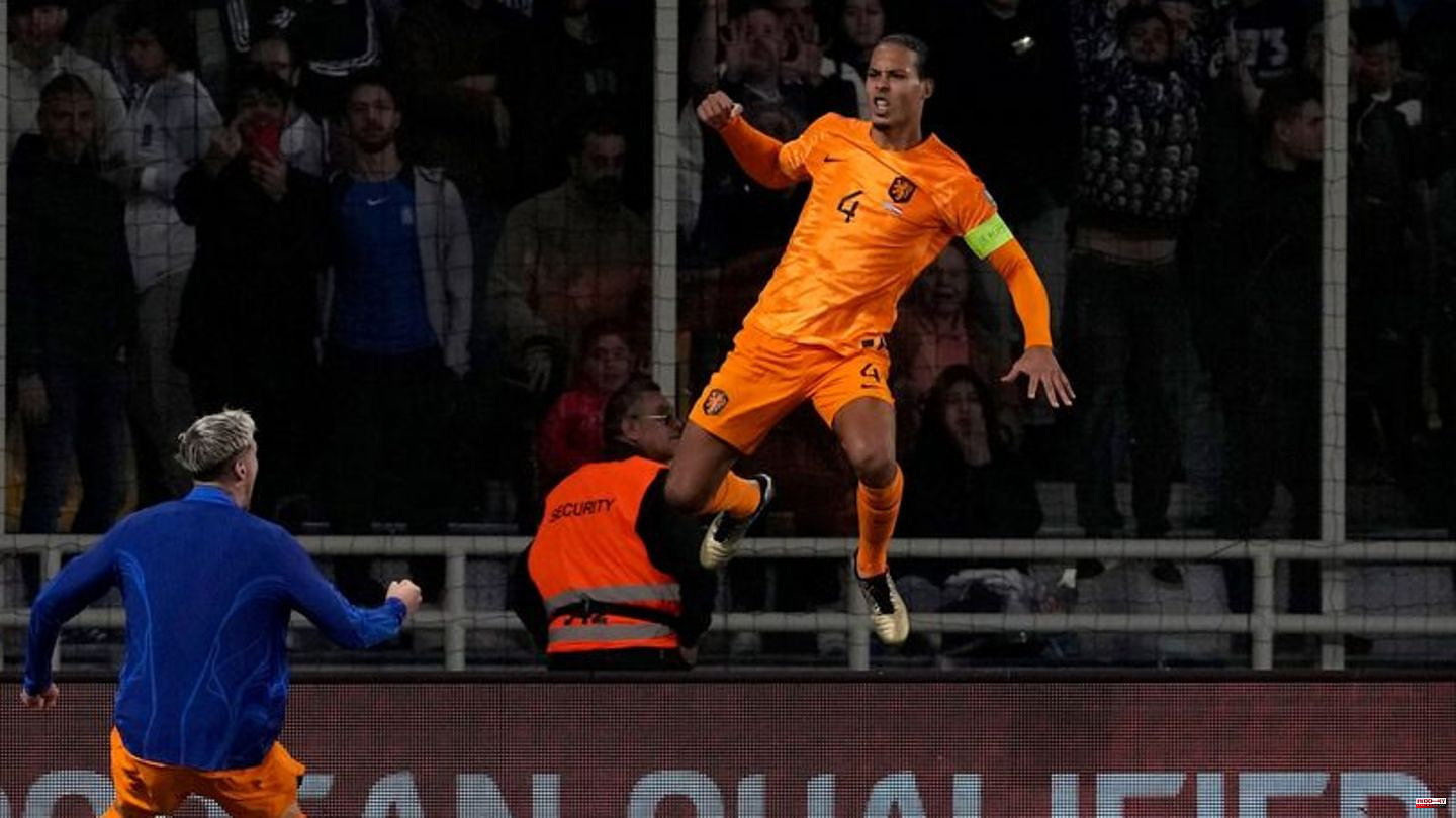 European Championship qualification: Dutch on course for European Championship thanks to last-minute goal