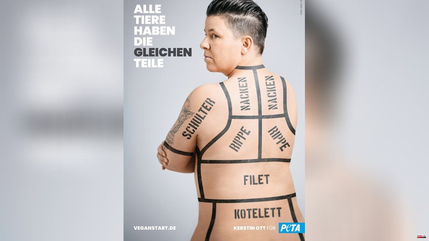 Kerstin Ott: Schlagerstar shows naked facts for PETA