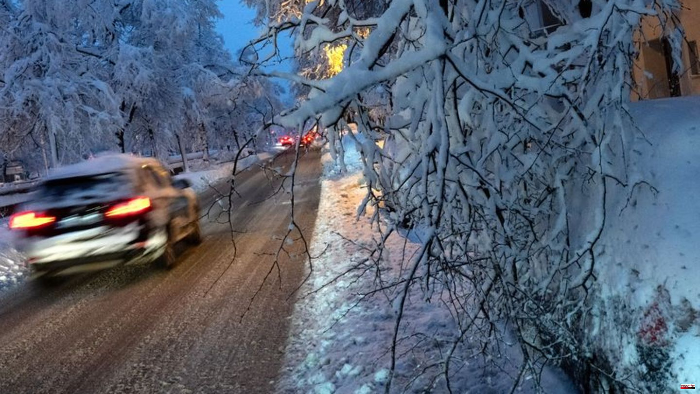 Weather: The situation on Bavaria's roads is improving - train traffic is disrupted