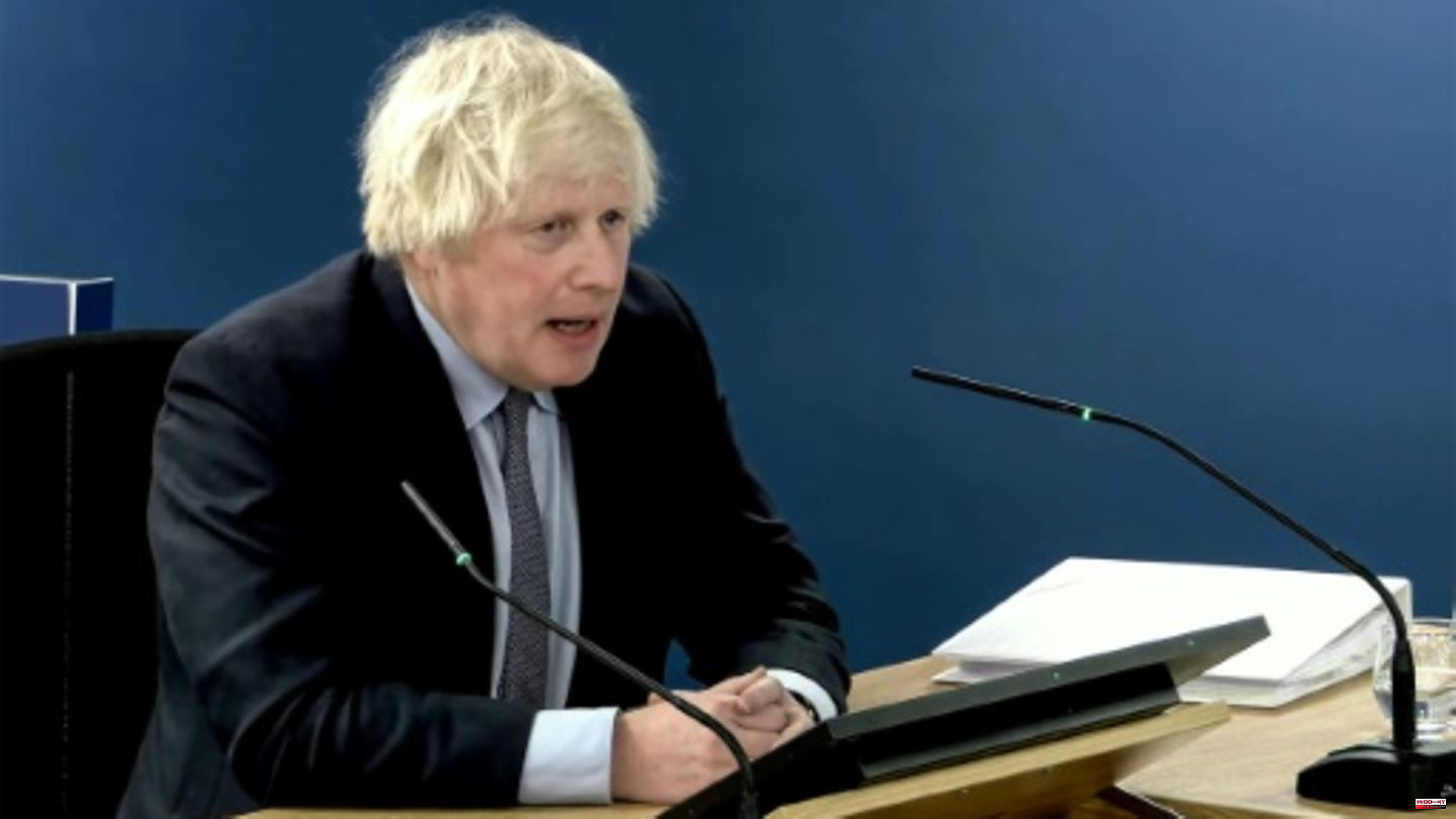 Former British Prime Minister Johnson apologizes to victims of the corona pandemic