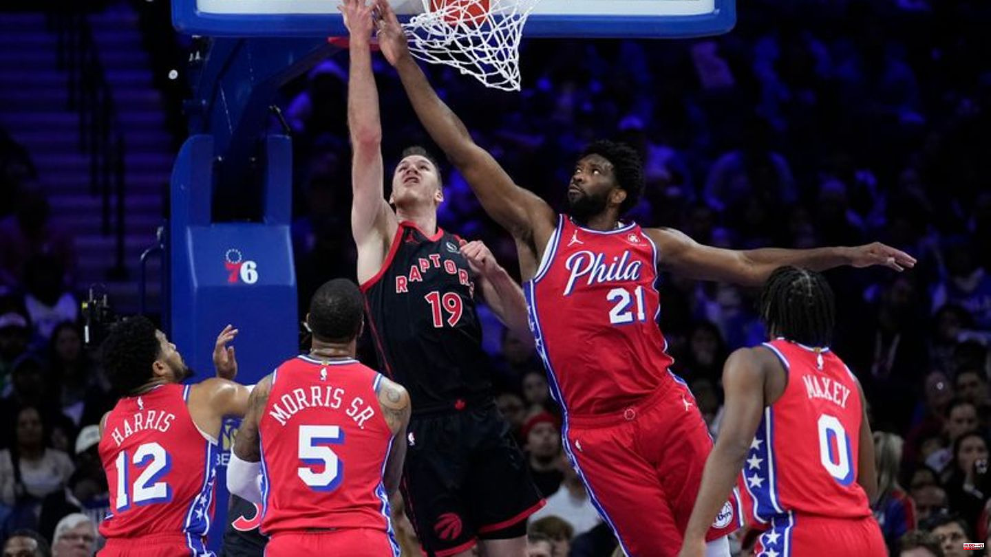 NBA: Embiid shines in 76ers win over Toronto