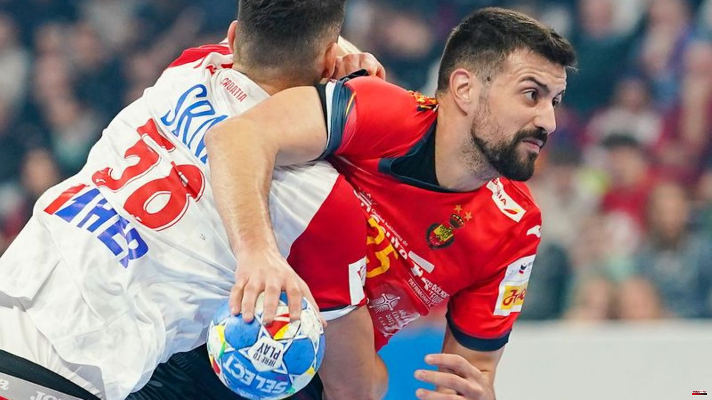 European Championship: Spain receives a slap in the handball clash against Croatia