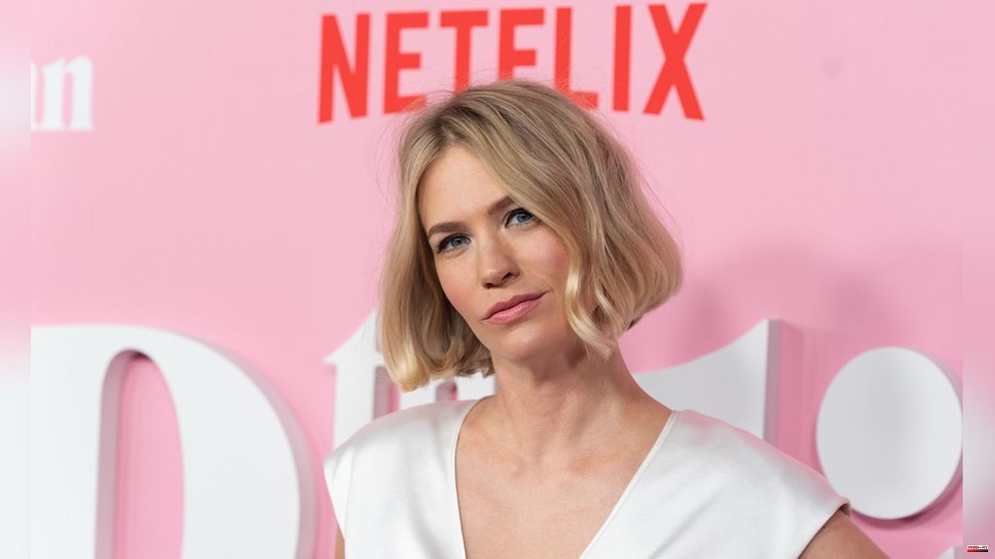 January Jones: Short and smooth: new cut surprises