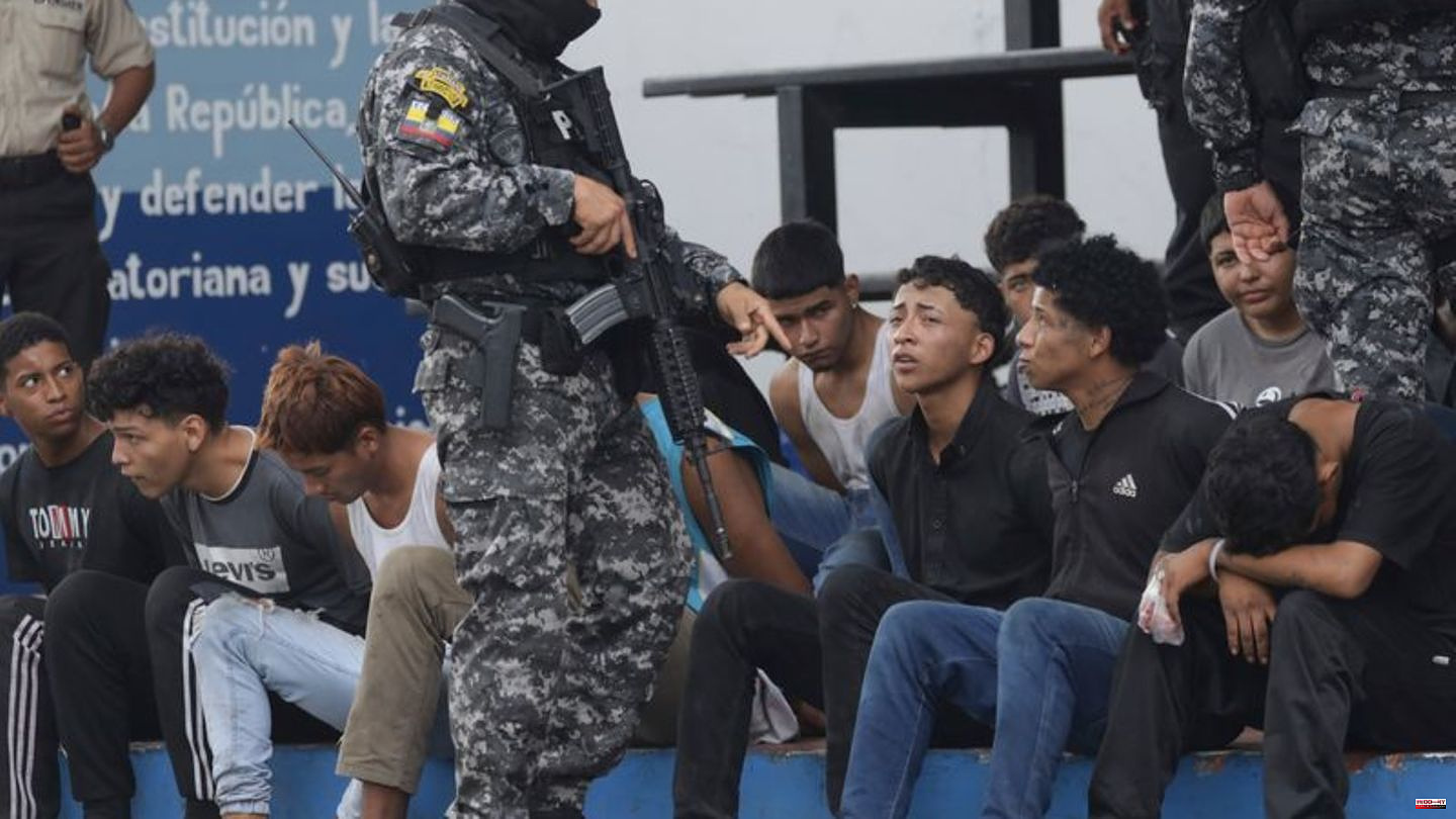Internal security: Gang war in Ecuador: Military reports over 300 arrests