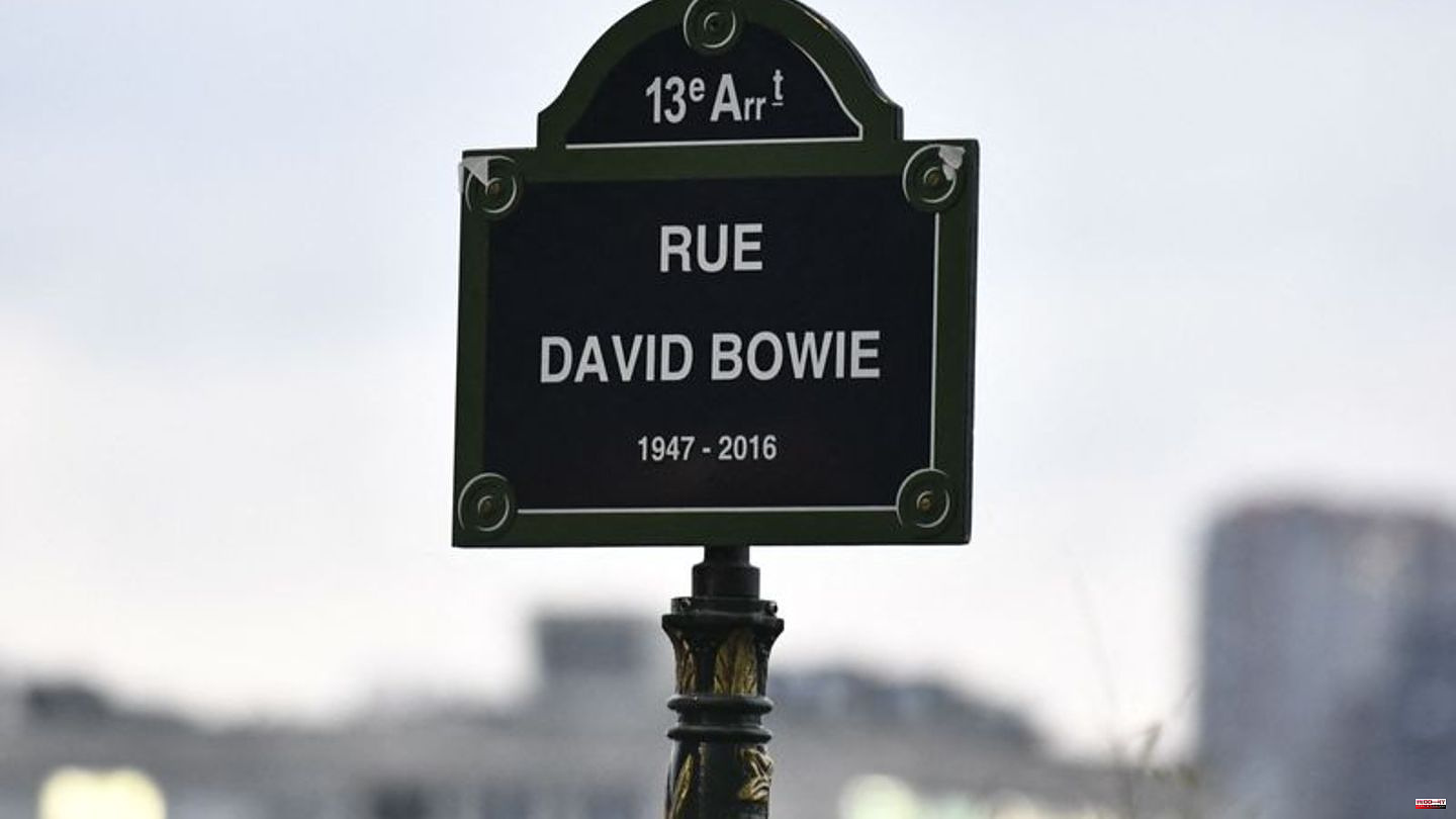 Pop star: Street in Paris named after David Bowie