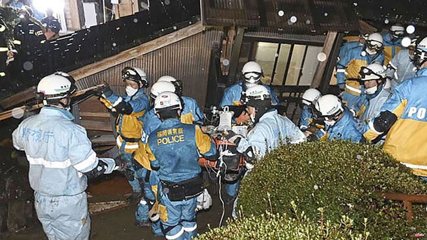Natural disaster: After earthquake in Japan: Woman over 90 years old rescued