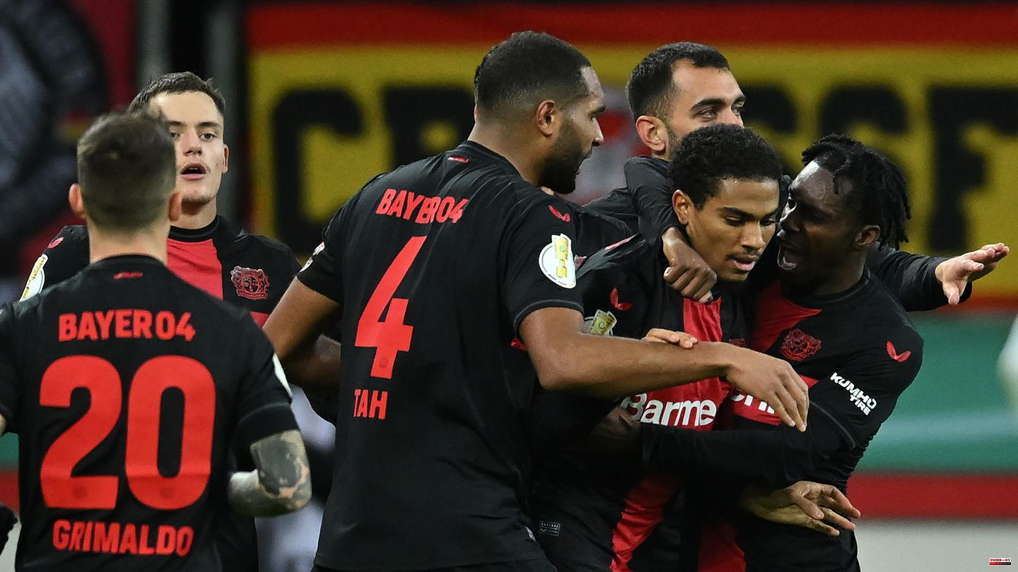 Last-minute win: Leverkusen beats Stuttgart and advances to the cup semi-finals
