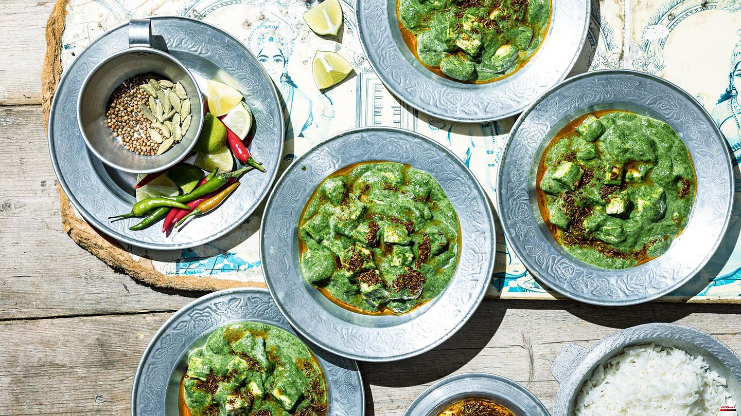Simply eat - The enjoyment column: Indian cuisine all in green: How our author prepares a delicious saag paneer