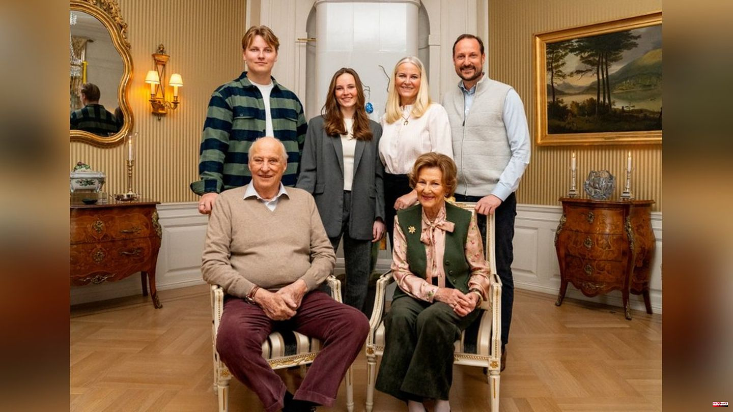 King Harald of Norway: He sends Easter greetings with the family