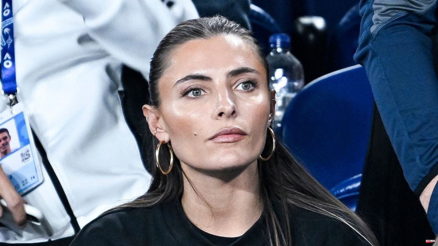 Sophia Thomalla at the tennis tournament: She received an unexpected visitor in the stands