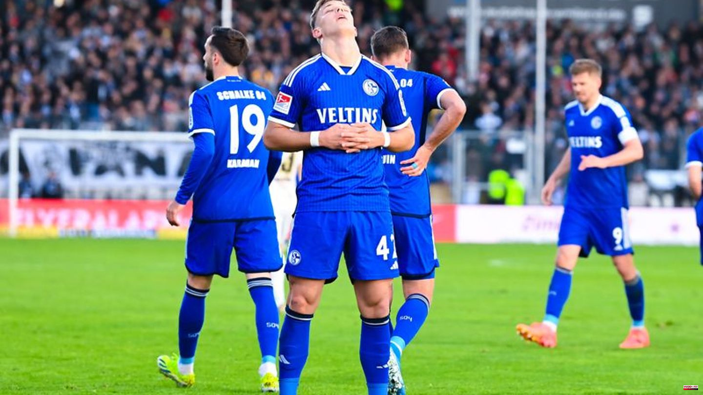 2nd Bundesliga: Schalke 04 continues in the relegation battle after a draw in Elversberg
