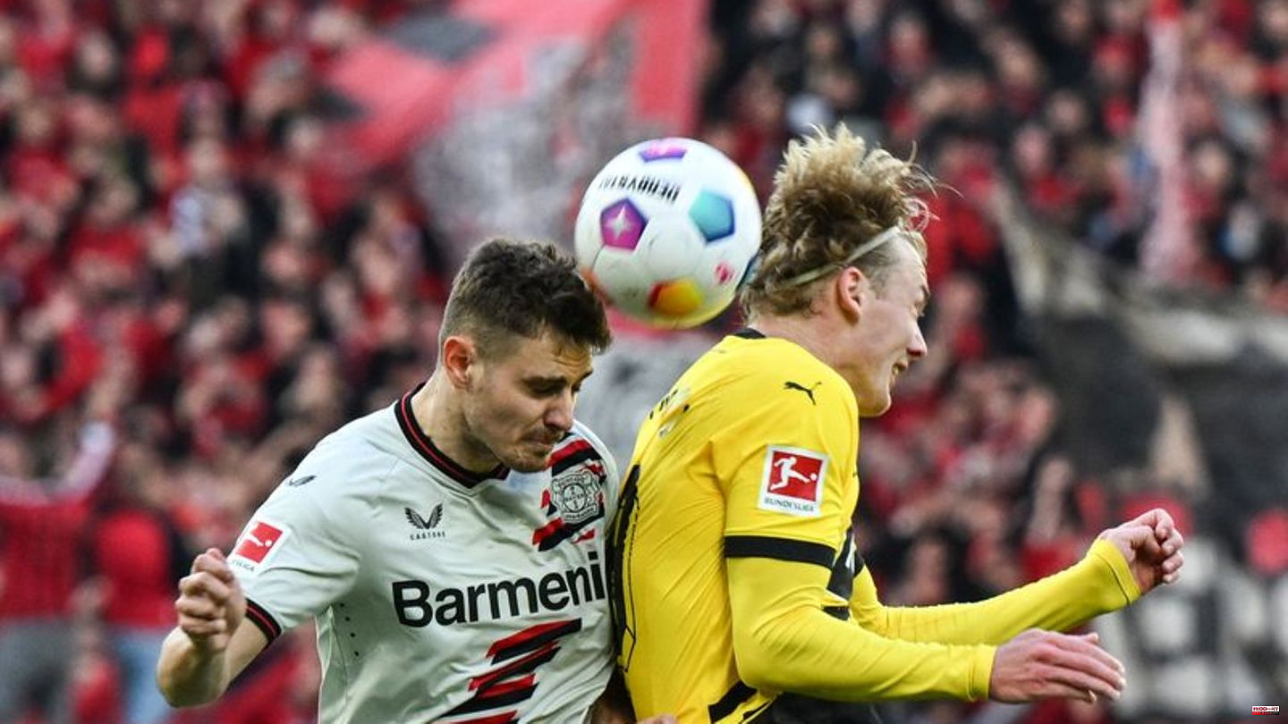 30th matchday: Bayer's winning streak continues: 1-1 in Dortmund
