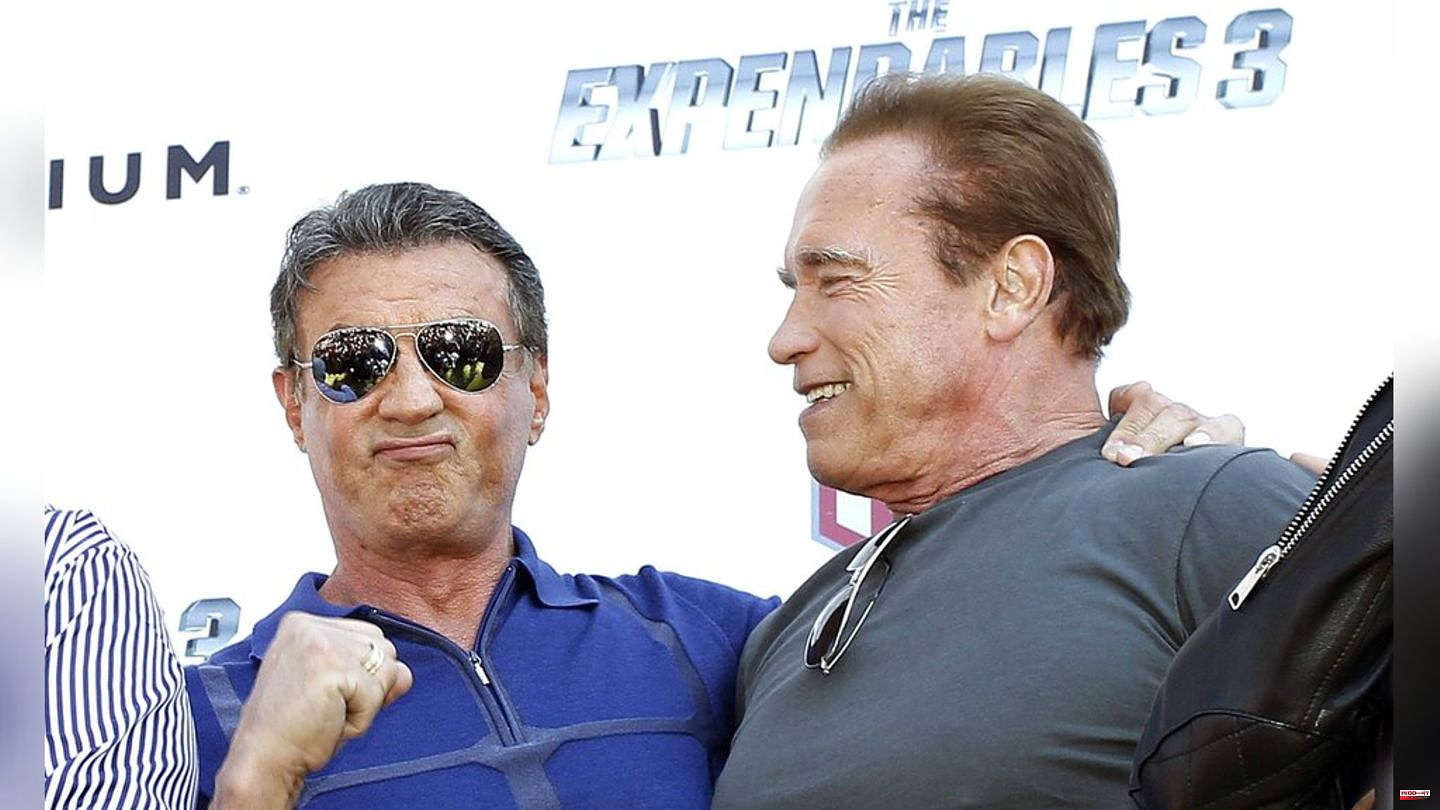 Arnold Schwarzenegger and Sylvester Stallone: ​​Rivalry spurred the two alpha animals on