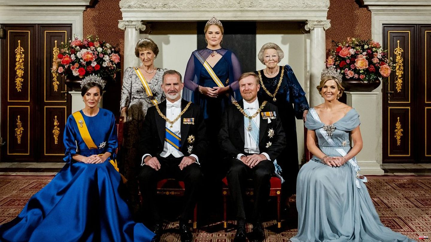 Crown Princess Catharina-Amalia: She already towers over everyone at the state banquet