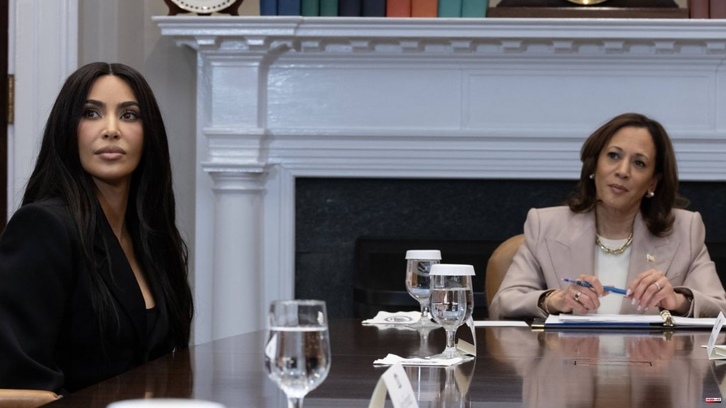 Kim Kardashian: Meeting with Kamala Harris at the White House