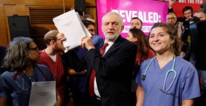 Corbyn on Johnson: Will sell our hospitals to the...